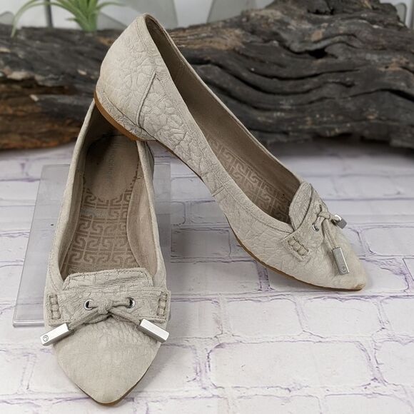 Rockport Shoes - Rockport K62386 Ashika Loafers Ballet Flat - Cobblestone Grey